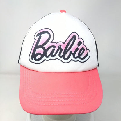 Barbie Snapback Trucker Hat Multicolor One Size Colorblock Mesh Back 6 Panel