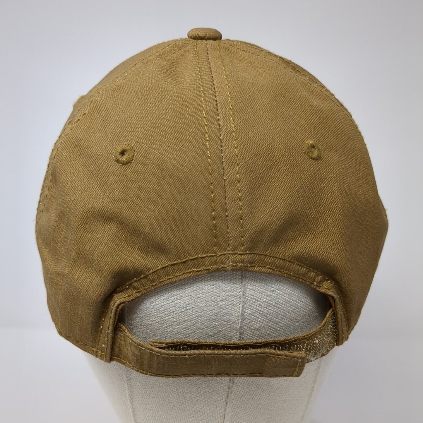 Mckinnon Family Farm Strapback Hat Brown One Size Adjustable Patch Cotton