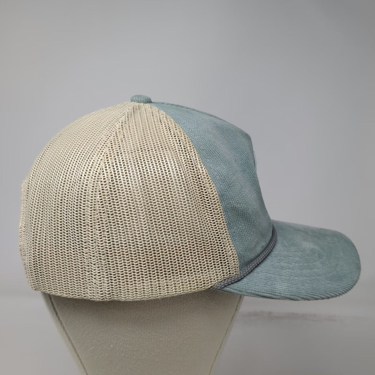 Richardson Trucker Hat Blue One Size Corduroy Mesh Back Rope Tennessee Whiskey