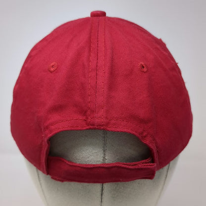 Port & Company Red Baseball Cap One Size Holgate Round-Up Hagerman ID Hat 2017