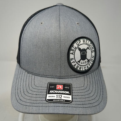 Richardson Trucker Hat Gray One Size Arc Up Welding Fabrication Patch Snapback