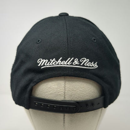 Mitchell & Ness NBA Los Angeles Clippers Snapback Black One Size Flat Brim Hat