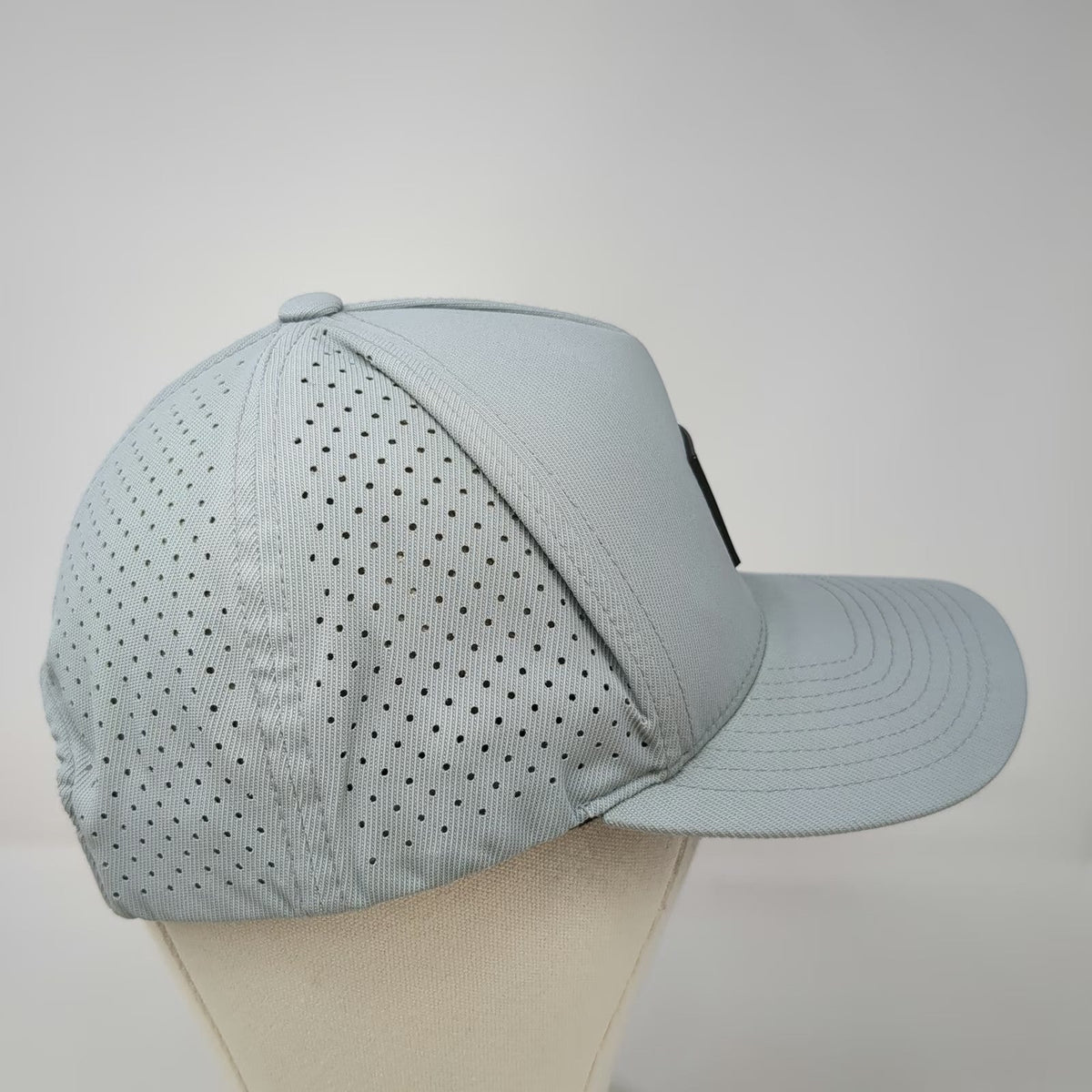 Fasthouse 5 Panel Gray Hat One Size Perforated Snapback Purveyor of Good Times