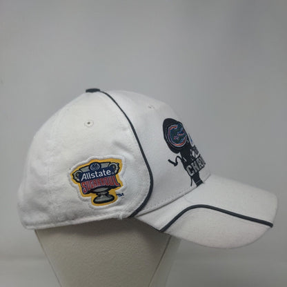 Nike Locker Room Men's Strapback Hat White OSFA 2010 Sugar Bowl Florida Gators