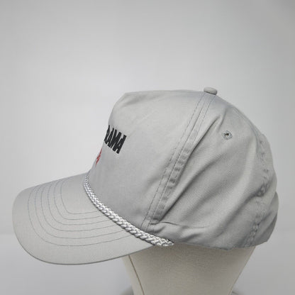 Tire-Rama Slideback Hat Gray One Size Adjustable Embroidered Rope Otto Cap