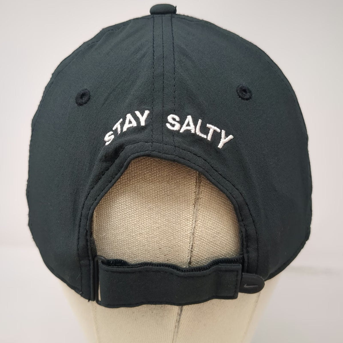 Nike Legacy91 Baseball Cap Black One Size LMNT Stay Salty Dri-FIT Strapback Hat