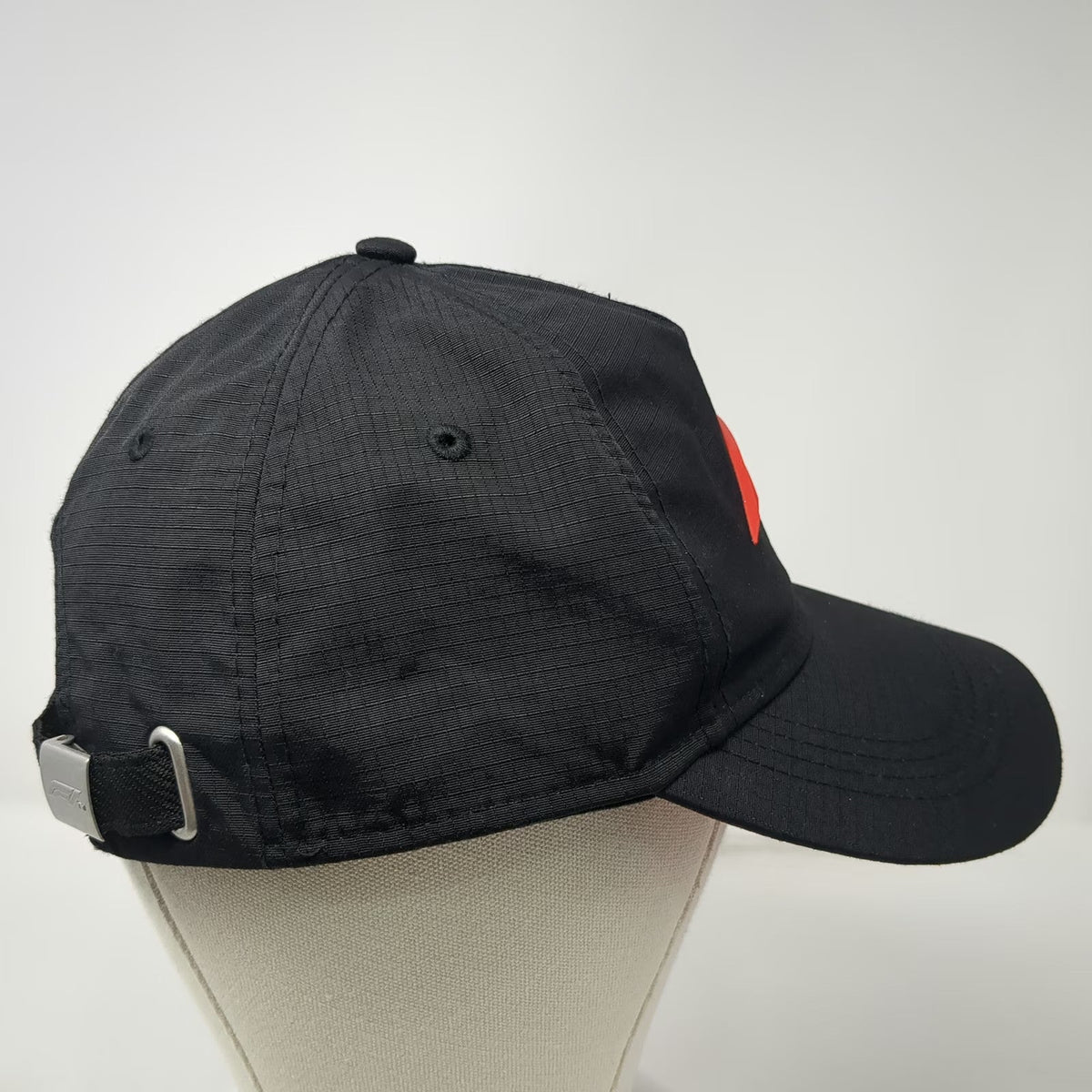 Fanatics Formula 1 Black 5 Panel One Size Hat Red 3D Logo Slideback Racing Merch