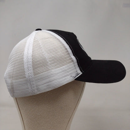 Crooked 8 Snapback Mesh Back Trucker Hat Black OSFA Cap America