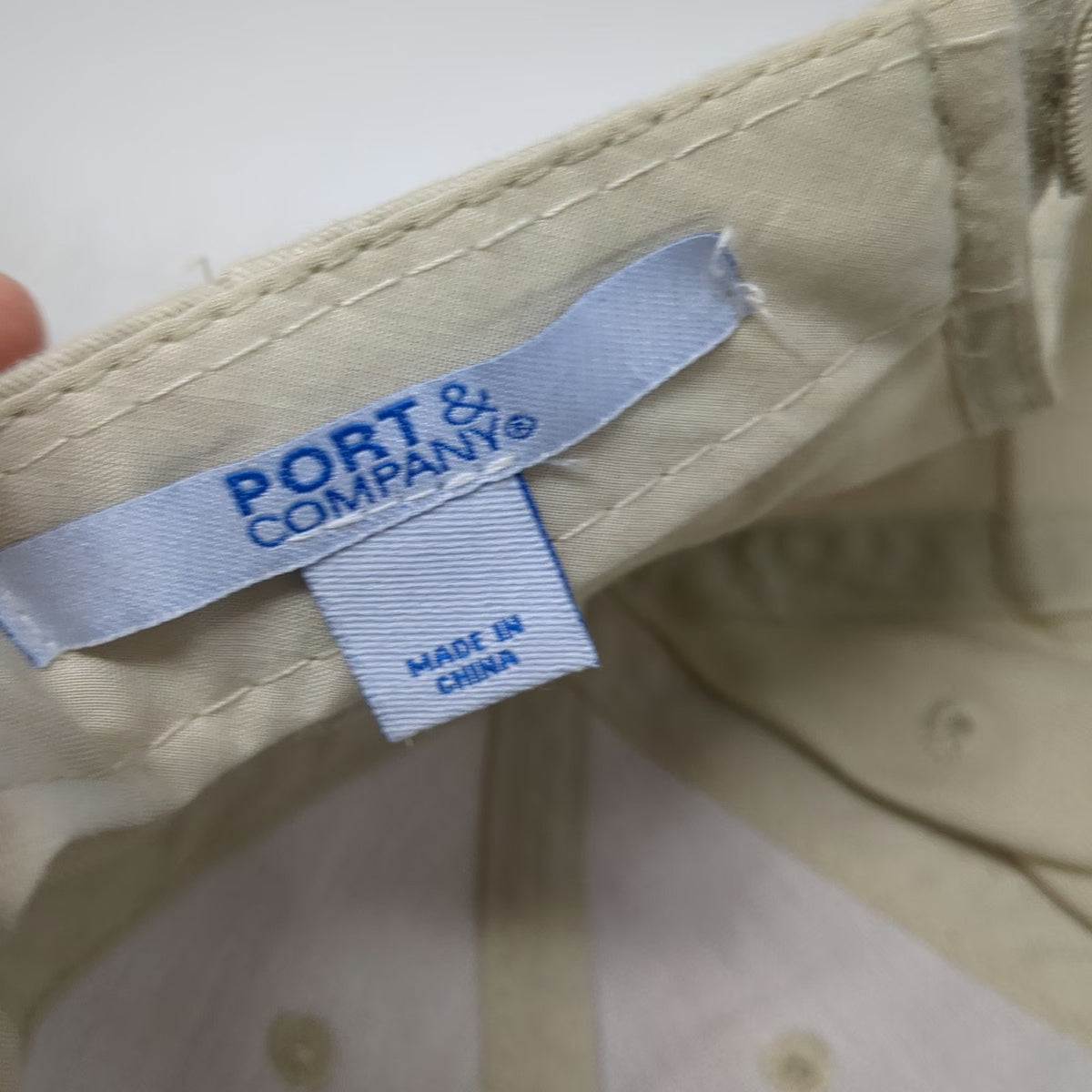 Port & Company Baseball Cap Beige One Size Roaring Springs Water Park Hat Cotton
