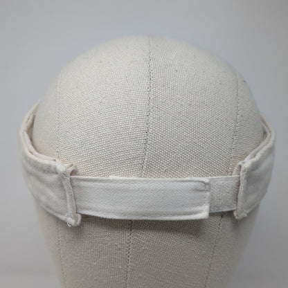 Miller Lite Sun Visor Hat White OS Adjustable Strap Lightweight Embroidered ACME