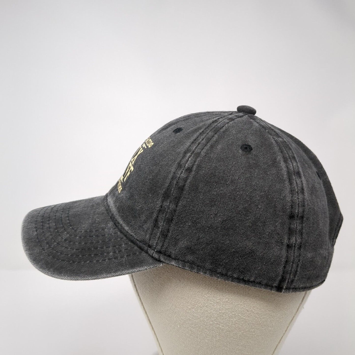 I Fix Stuff Slideback Hat Gray One Size Adjustable 6 Panel Outdoor