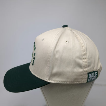Otto 5 Panel Hat Beige Green One Size Bale Breaker Brewing Co We Grow Our Beer