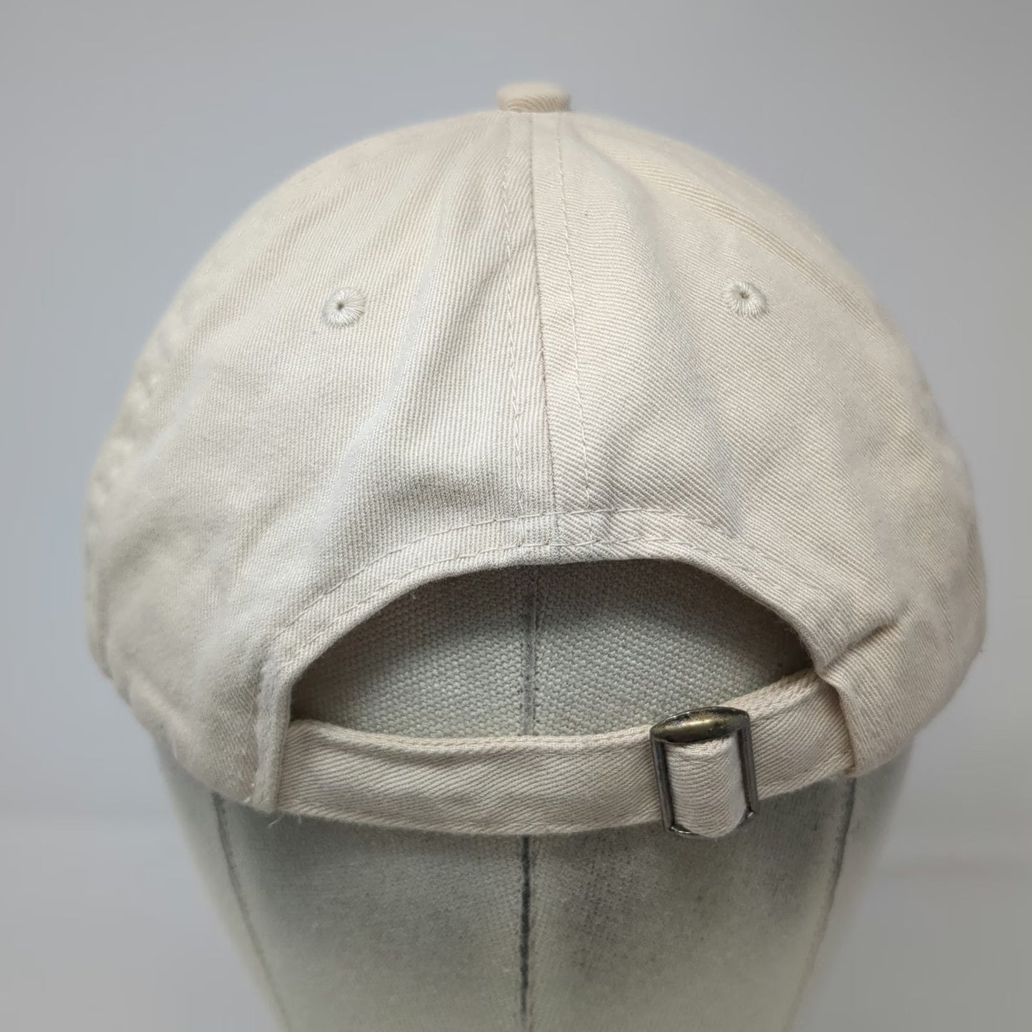 Prairie NASA Meatball Logo Baseball Cap Beige One Size Adjustable Cotton Hat