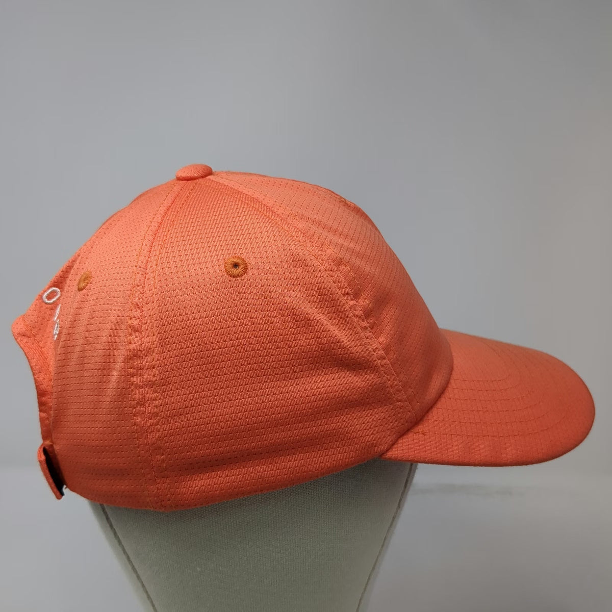 PGA Tour Strapback Orange One Size Airflux Breathable Performance Mesh Golf Hat