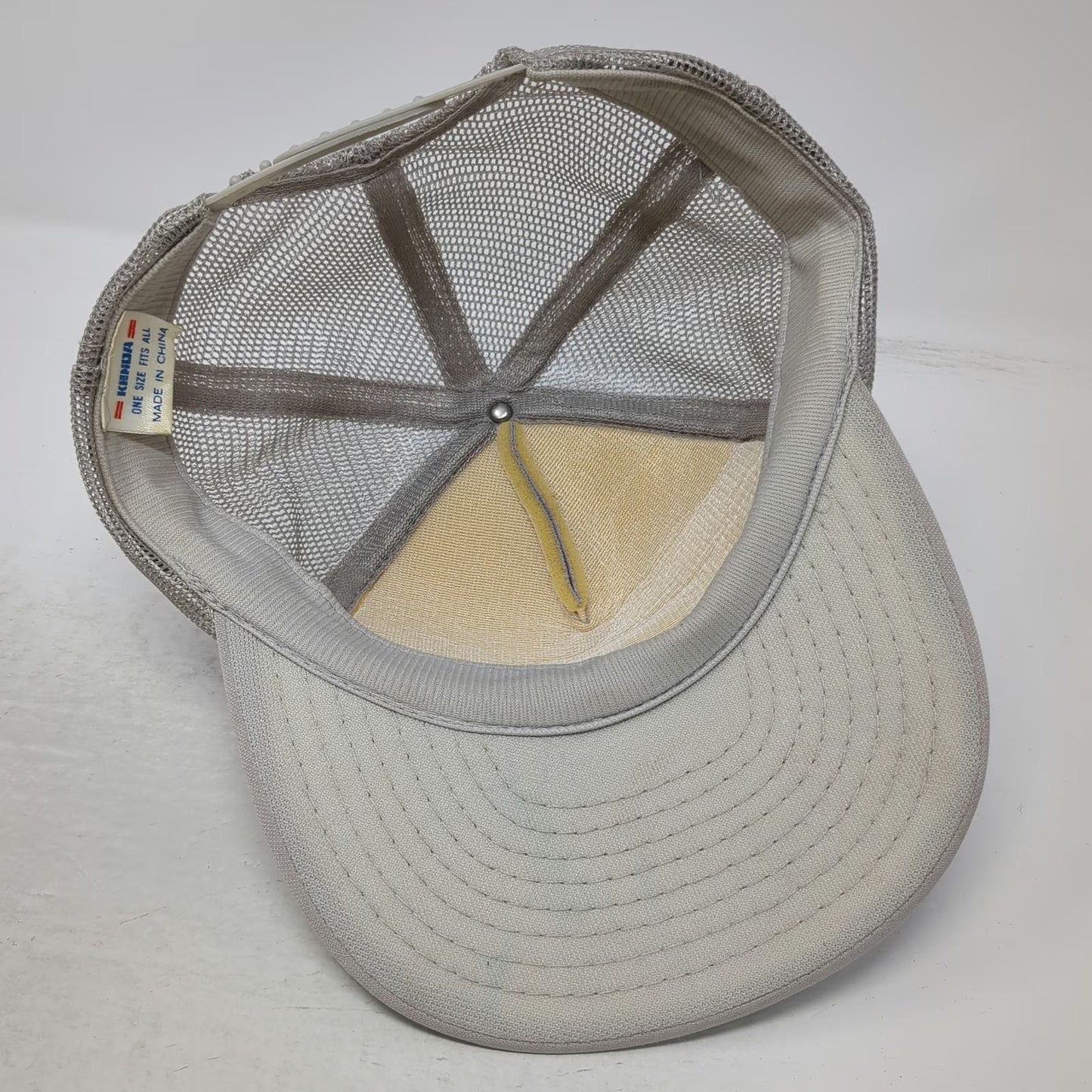 Kenda Trucker Hat Gray One Size Carteret Elks 2235 BPOE Mesh Snapback Foam Front