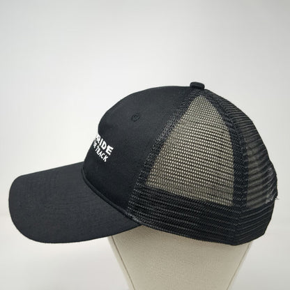 Trucker Hat Black One Size Telluride Torque Track Mesh Snapback Curved Brim