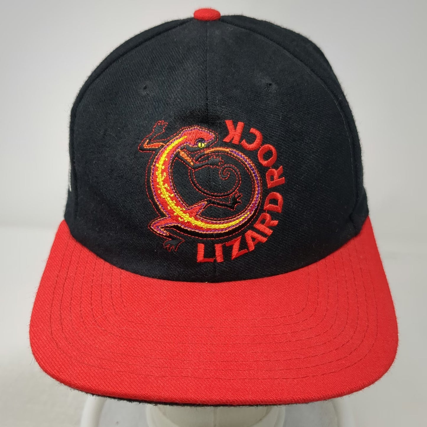 Marlboro Baseball Cap Black Red Vintage Rock Lizard Adventure Team Wool Hat