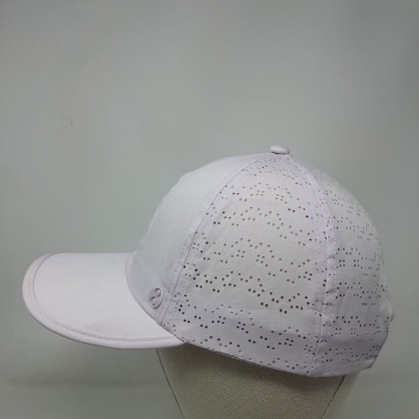 Unbranded Strapback Hat Purple One Size Adjustable Laser Cut 6 Panel