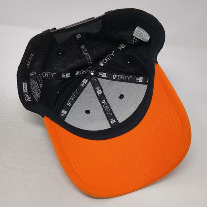 New Era KTM Motorsports Black Orange Snapback Hat One Size Adjustable 9FORTY
