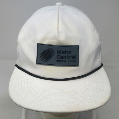 Port Authority 5 Panel White One Size Idaho Central Credit Union Rope Patch Hat
