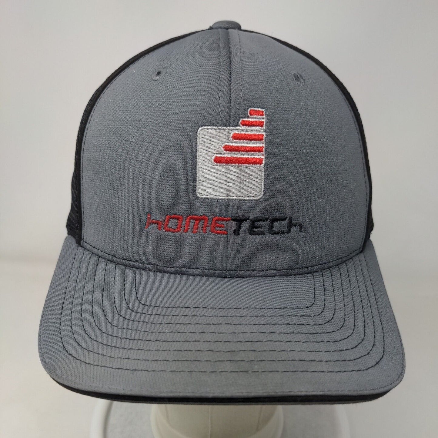 Hometech Fitted Mesh Back Trucker Hat Gray Small/Medium Richardson