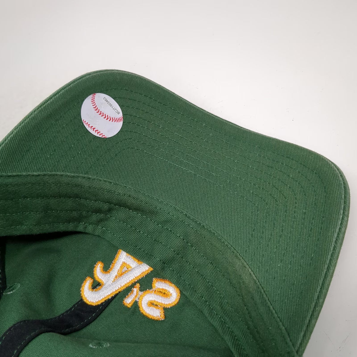 '47 MLB Oakland Athletics Baseball Cap Green One Size Slideback Cotton Logo Hat
