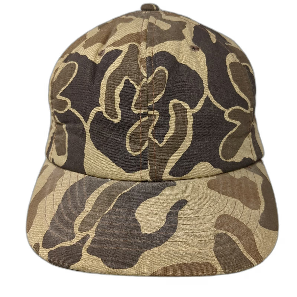 A Headwear Snapback Brown One Size 5 Panel Duck Hunter Camo Foam Front Brim Hat