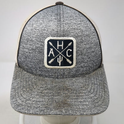 Pacific Headwear Trucker Hat Gray One Size Cactus Arrows Patch Mesh Back Hat