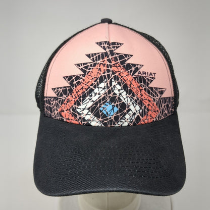 Ariat Strapback Mesh Back Trucker Hat Multi One Size Aztec Adjustable