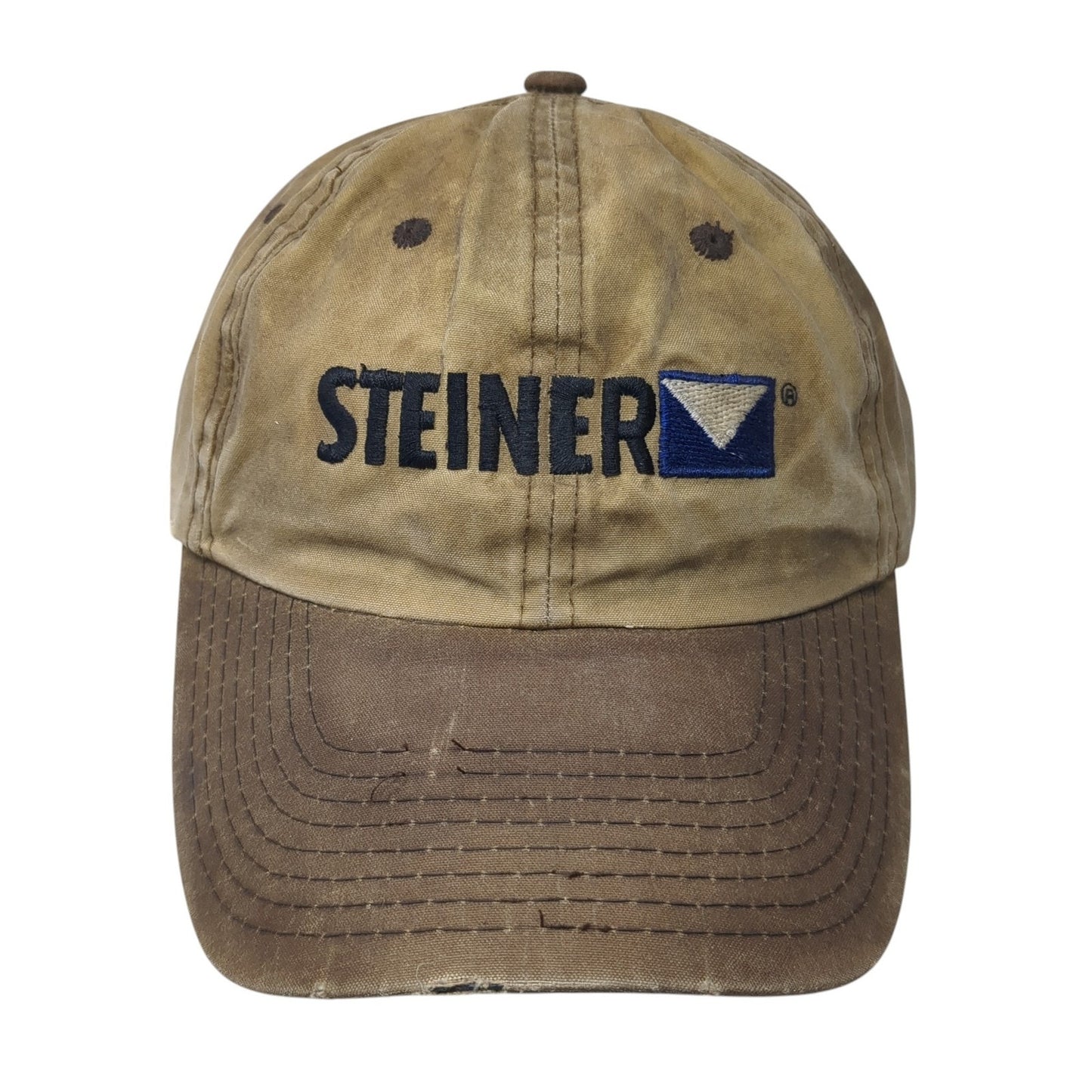 Steiner Slideback Baseball Cap Brown One Size Adjustable Embroidered Outdoor Cap