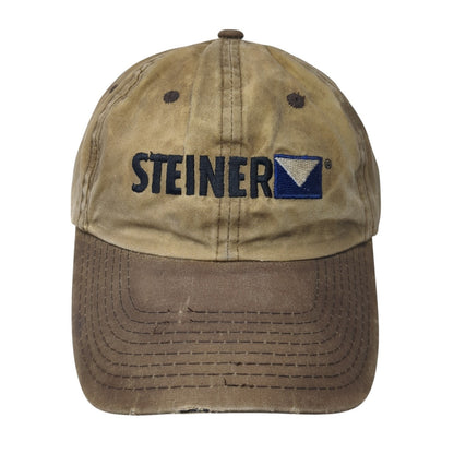 Steiner Slideback Baseball Cap Brown One Size Adjustable Embroidered Outdoor Cap