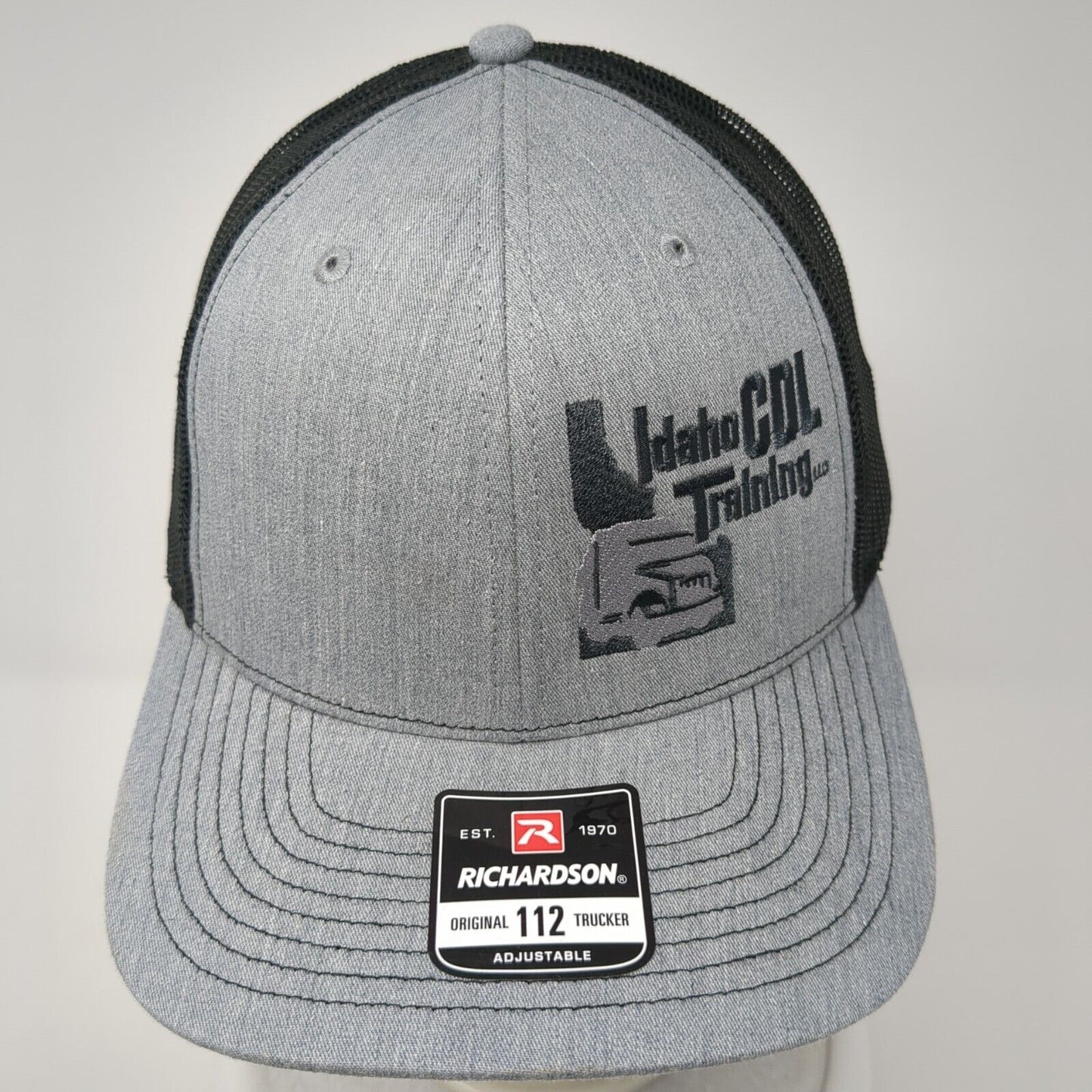 Idaho CDL Training Snapback Trucker Hat Gray One Size Mesh Back 6 Panel