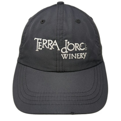Ouray Terra d'Oro Winery Black Baseball Cap One Size Embroidered Adjustable Hat