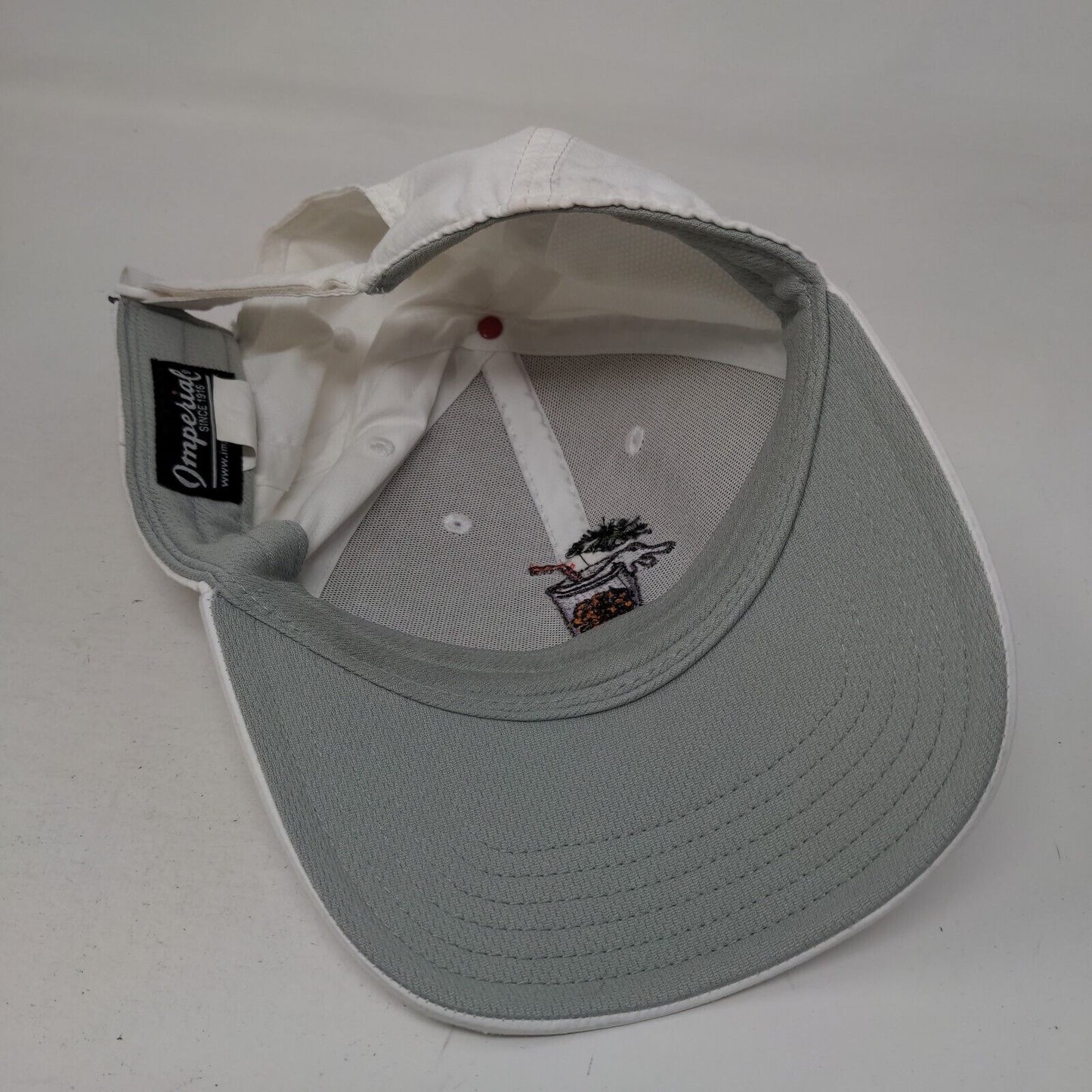 Purple Drink Strapback Hat White OSFA Embroidered Adjustable Imperial