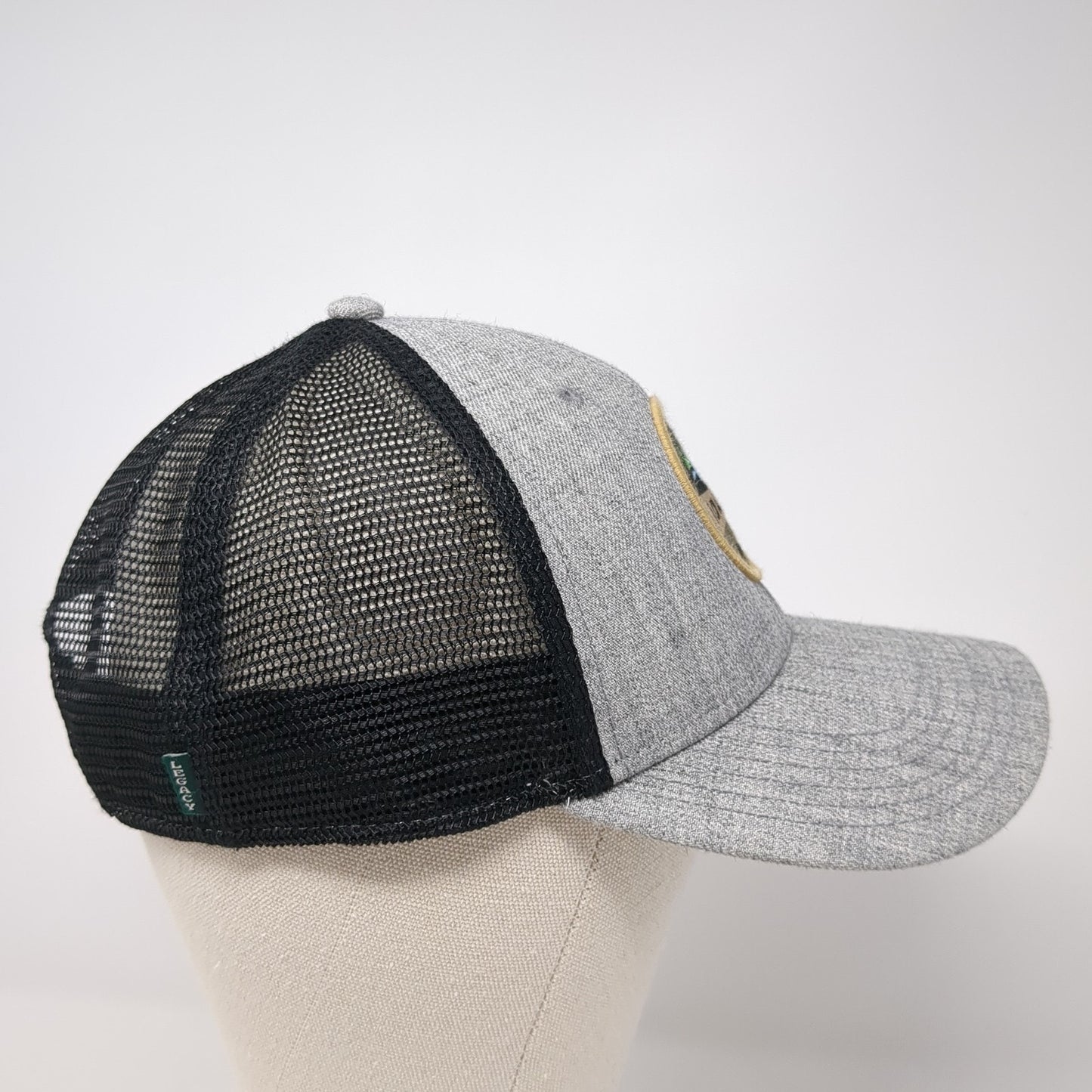 Idaho 1890 Patch Snapback Trucker Hat Gray One Size Mesh Back Legacy