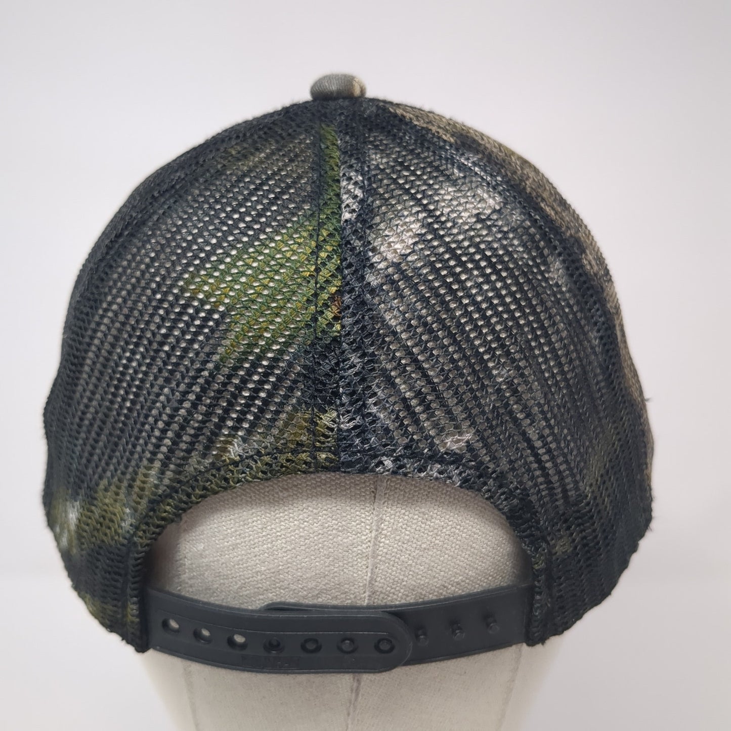 Davis Tool & Die Snapback Trucker Hat Multi One Size Mesh Back Camo