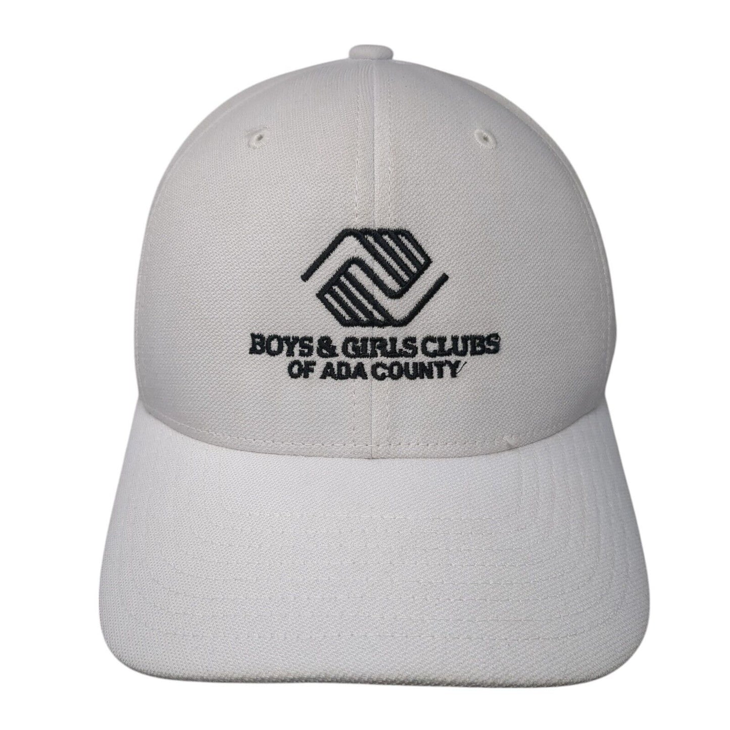 Boys & Girls Clubs Of Ada County Snapback Hat White One Size Flexfit 110