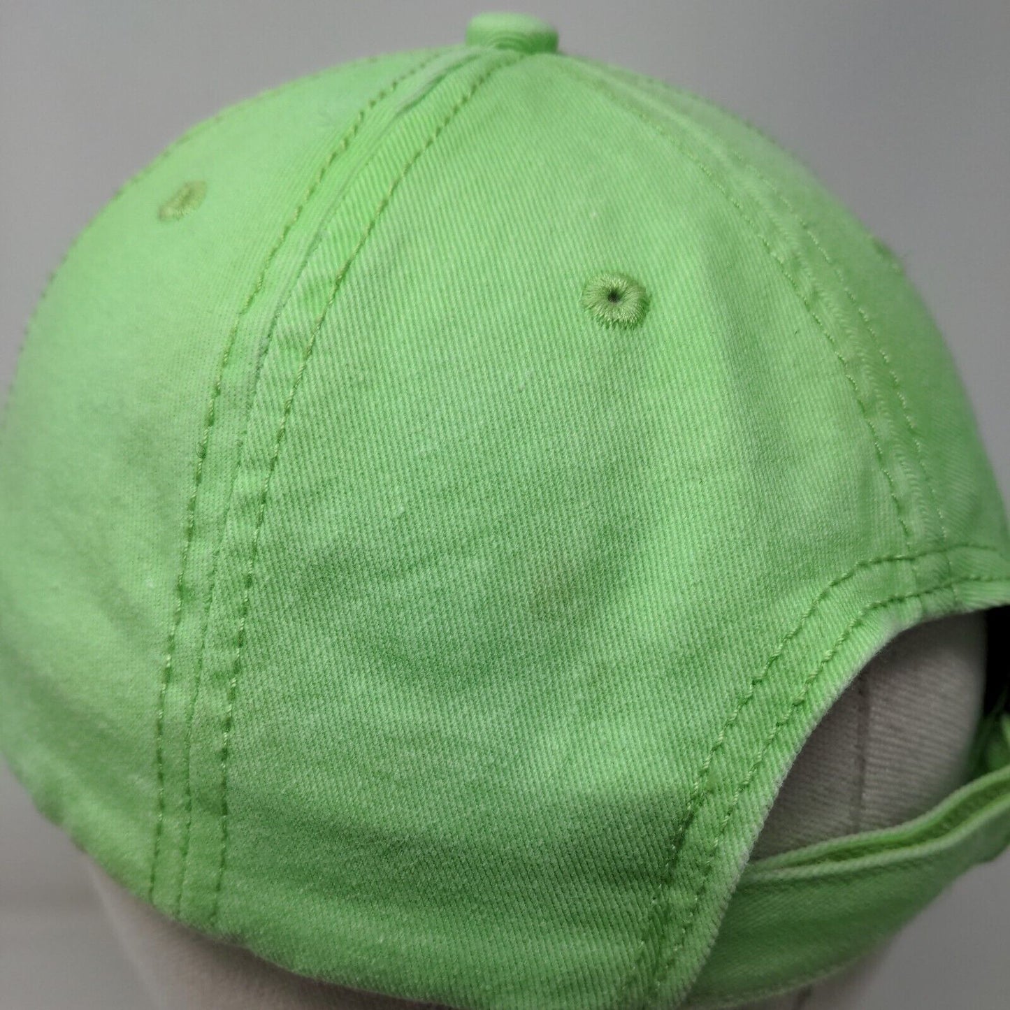 Marco Island Florida Strapback Hat Green One Size Adjustable Alvin's Island