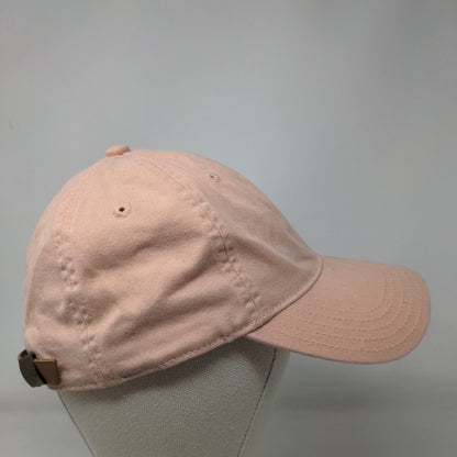 Madewell Slideback Hat Pink One Size Adjustable Embroidered 6 Panel