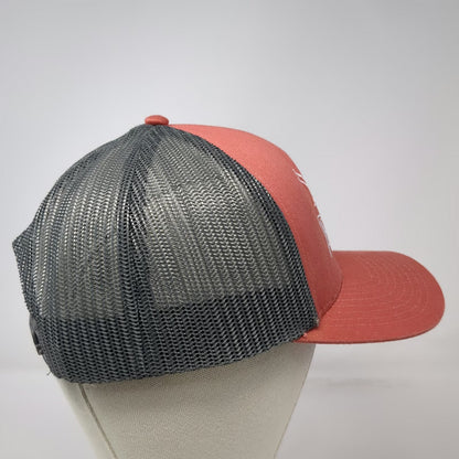 Cap America Trucker Hat Orange Gray One Size Mesh Shaka Hand The Don Snapback