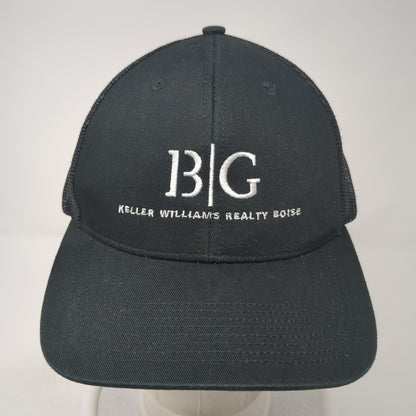 BG Keller Williams Realty Boise Trucker Hat Black One Size Mesh Back