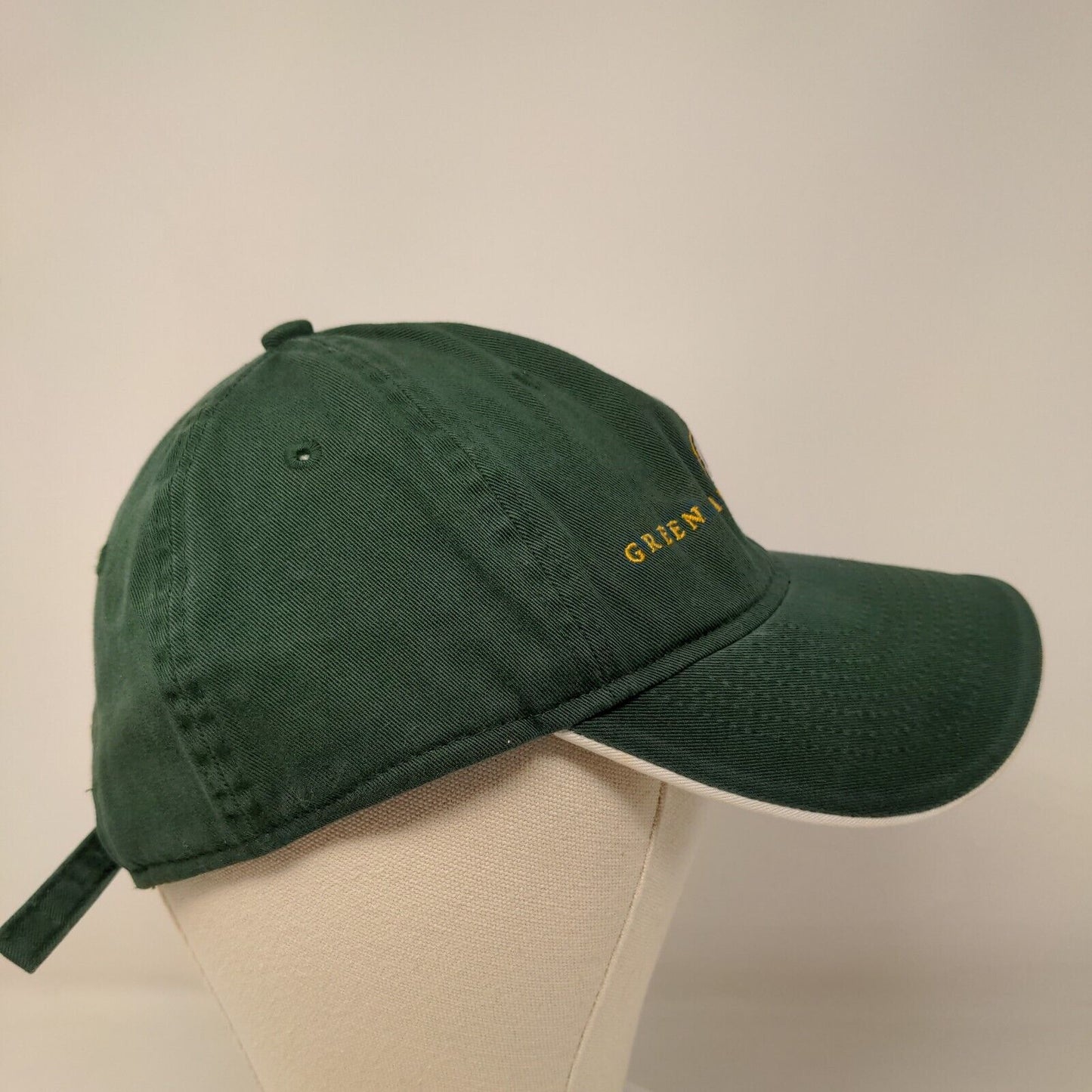 NFL Men's Slideback Hat Green Size OSFA Embroidered Green Bay Packers Logo