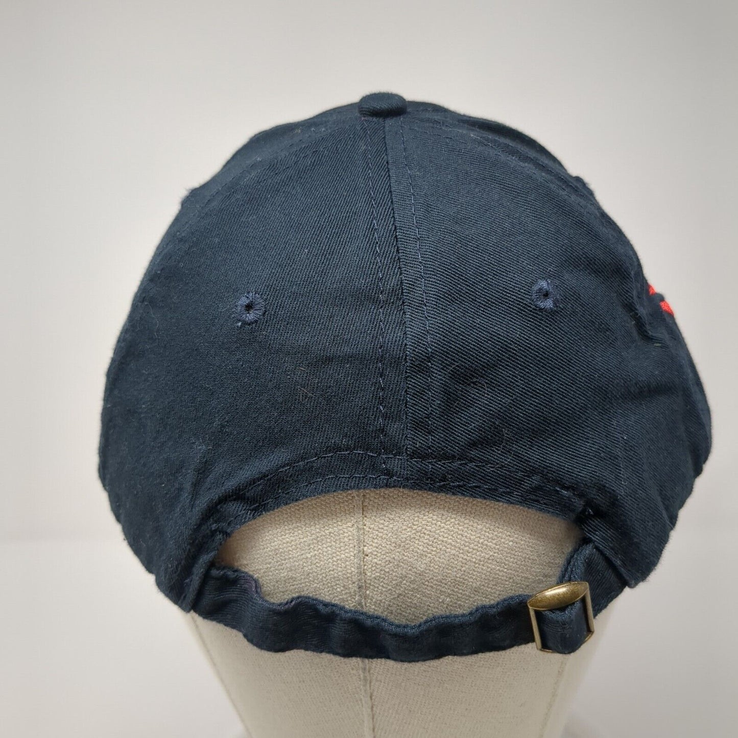 Delta Slideback Baseball Cap Blue One Size Adjustable Embroidered 6 Panel Cotton