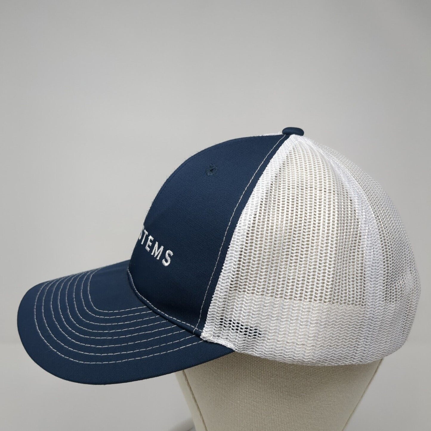 II:II Systems Snapback Trucker Hat Blue One Size Adjustable Mesh Back Zusa Z750