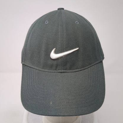 Nike Legacy91 Strapback Hat Gray One Size Adjustable Swoosh Embroidered
