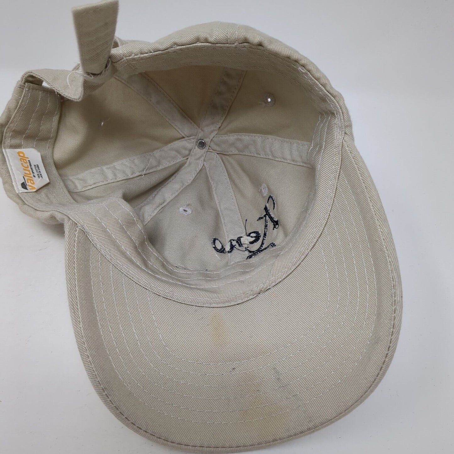 Keno Queen Slideback Hat Tan One Size Adjustable Embroidered Valucap Sportsman