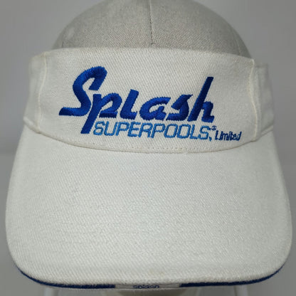 Westbrooke Visor White OSFM Splash Superpools Limited Above Beyond Swimmer Hat