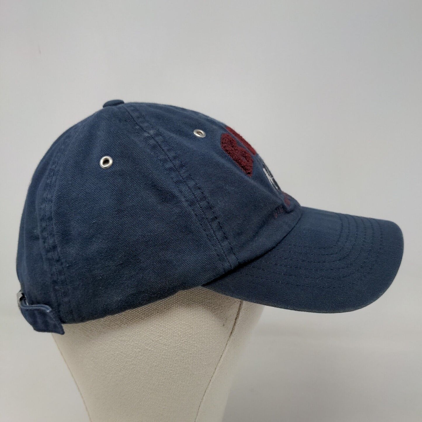 Big Dogs Men's Slideback Hat Blue Adjustable Embroidered BDU University Logo