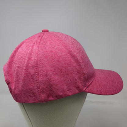 John Deere Snapback Pink One Size Hat Heathered Graphic Under Brim Patch Cap