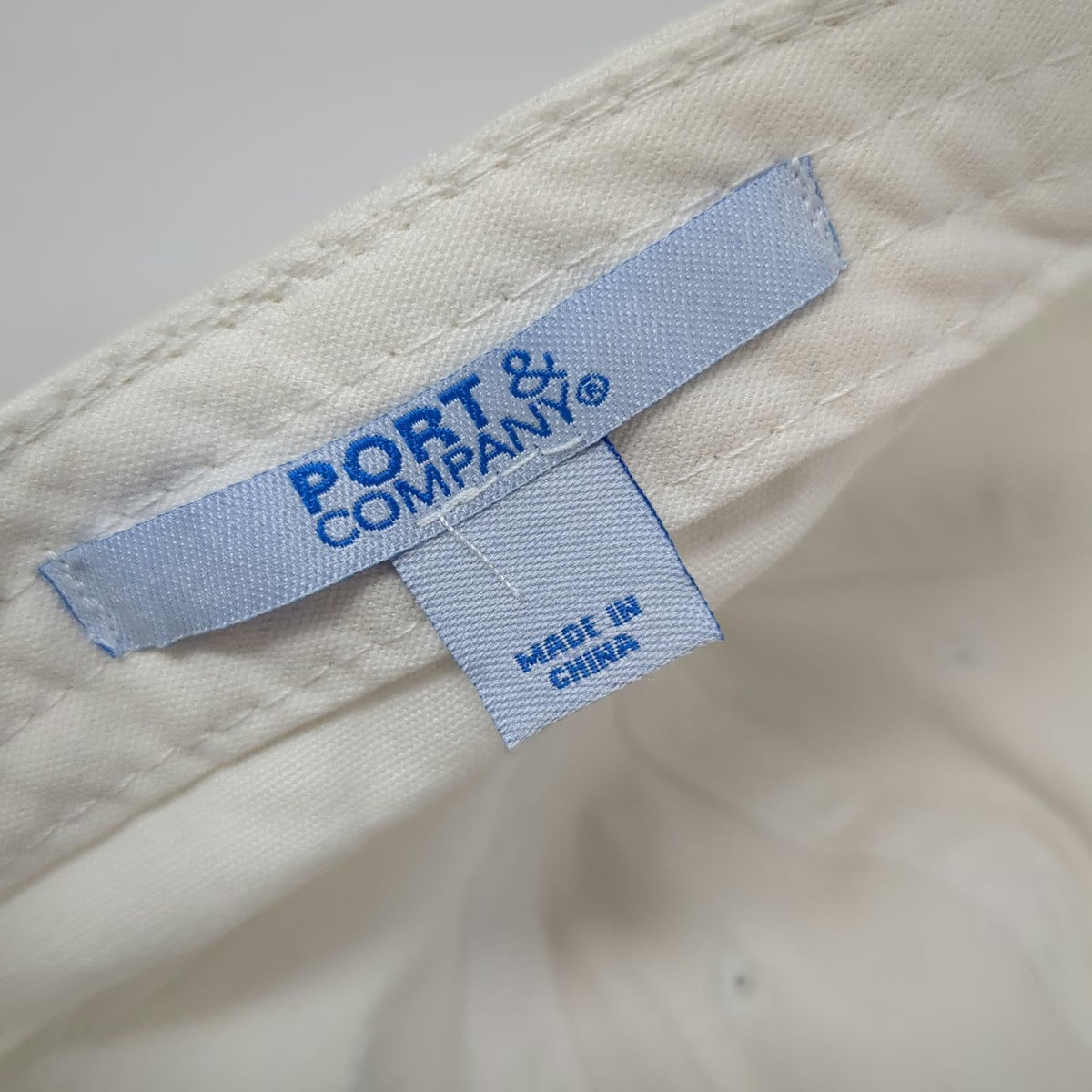 Port Company Baseball Cap White One Size Strapback PGIM Fixed Income Cotton Hat